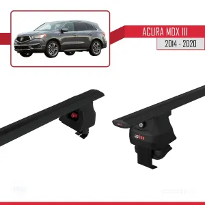 Acura MDX III (YD3) 2014-2020 Arası ile uyumlu ACE-4 Ara Atkı Tavan Barı SİYAH thumb 5