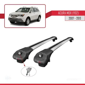 Acura MDX (YD2) 2007-2013 Arası ile uyumlu ACE-1 Ara Atkı Tavan Barı GRİ thumb 4