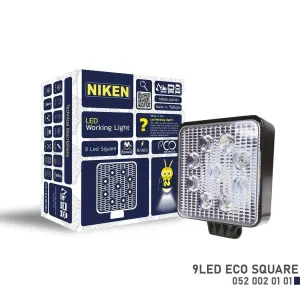 Niken Çalışma Lambası Eco 9 Ledli KareDRS Tuning kalitesiyle tanışın! Özel olarak Universal  model araçlar için üretilen bu ürün, otomobilinizin hatlarına sport