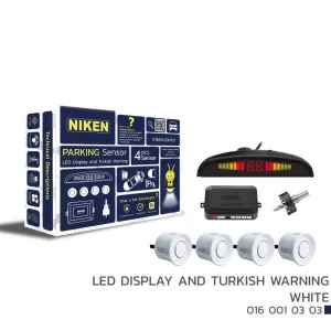 Niken Park Sensörü Led Ekran Ve Turkce Uyarı BeyazDRS Tuning kalitesiyle tanışın! Özel olarak Universal  model araçlar için üretilen bu ürün, otomobilinizin hat