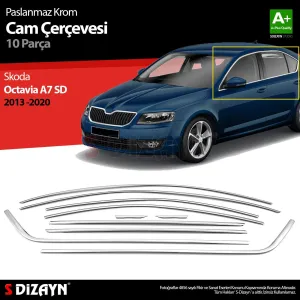 S-Dizayn Skoda Octavia A7 SD Krom Cam Çerçeve Seti 10 Prç 2013-2020 A+ KaliteAraca &Ouml;zel Krom Aksesuar
&Uuml;r&uuml;n &Ouml;zellikleri:Krom &uuml;r&uuml;nle