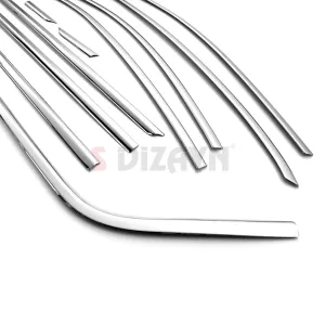 S-Dizayn Skoda Octavia A7 SD Krom Cam Çerçeve Seti 10 Prç 2013-2020 A+ Kalite thumb 4