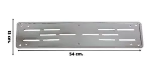 Oto Plakalık Ince Abs Plastik Üzerine Krom Kaplama 1 Takım 2 Adet thumb 2