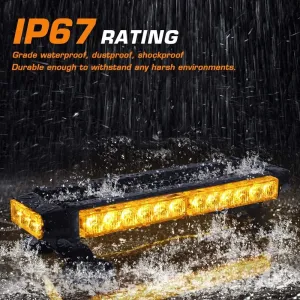 Çakar Lamba Çift Taraflı 30 Led Sarı-Sarı / Lapa524 thumb 5