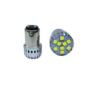 1157 Dekoratif led ampul çift duy beyaz 12V 4W canbus / LAAM952 thumb 1