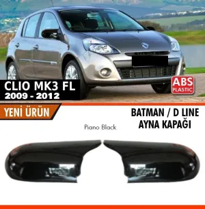 Renault Symbol mk2 Batman Ayna Kapağı Piano Black / 2009-2012DRS Tuning kalitesiyle tanışın! Özel olarak Renault MK2 model araçlar için üretilen bu ürün, otomob