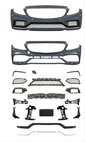Çamkıran uyumlu W205 C Serisi İçin C63 Görünüm Ön Tampon Panjur (Silver Trim)-Gtr Panjur İle modelleri DRS Tuning'de. Kaliteli malzeme, hızlı kargo ve güvenli