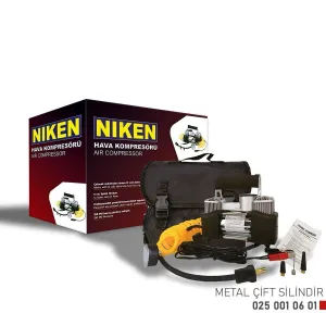 Niken Hava Kompresörü Metal Çift Silindir 150 Psı thumb 2
