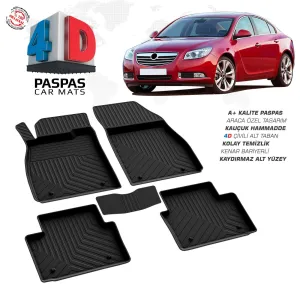 Opel Insignia 4D Araca Özel Havuzlu Kauçuk Paspas 2008-2016DRS Tuning kalitesiyle tanışın! Özel olarak Opel  model araçlar için üretilen bu ürün, otomobilinizin