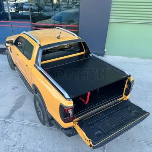 S-Dizayn Ford Ranger 4 S-Back Sürgülü Kapak Siyah V1 2023 Üzeri thumb 3