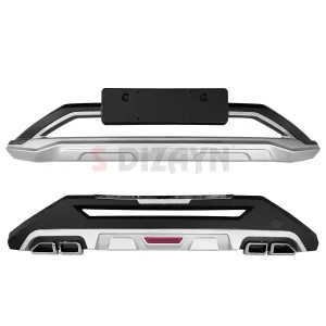 S-Dizayn Hyundai Tucson Ön ve Arka Tampon Koruma Difüzör Seti 2021 Üzeri A+ Kalite thumb 2