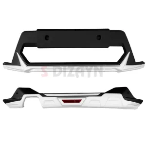 S-Dizayn Dacia Sandero 2 Stepway Ön ve Arka Tampon Koruma Difüzör Seti 2013 Üzeri A+ Kalite thumb 2