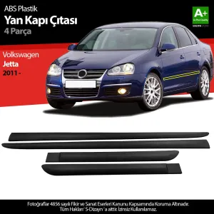 S-Dizayn VW Jetta ABS Plastik Yan Kapı Koruma Çıtası  2011 Üzeri A+ Kalite thumb 1