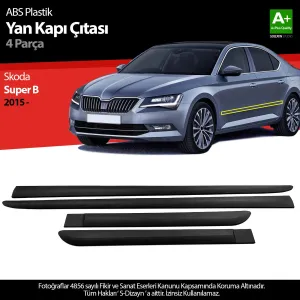 s-dizayn uyumlu Skoda Super B ABS Plastik Yan Kapı Koruma Çıtası 2015 Üzeri A+ Kalite modelleri DRS Tuning'de. Kaliteli malzeme, hızlı kargo ve güvenli
