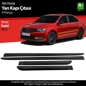 s-dizayn uyumlu Skoda Rapid ABS Plastik Yan Kapı Koruma Çıtası 2012 Üzeri A+ Kalite modelleri DRS Tuning'de. Kaliteli malzeme, hızlı kargo ve güvenli