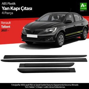 s-dizayn uyumlu Renault Taliant ABS Plastik Yan Kapı Koruma Çıtası 2021 Üzeri A+ Kalite modelleri DRS Tuning'de. Kaliteli malzeme, hızlı kargo ve güvenli