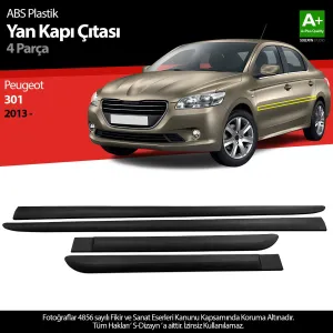 Peugeot 301 2012-2024 (M3) uyumlu ABS Plastik Yan Kapı Koruma Çıtası 2013 Üzeri A+ Kalite modelleri DRS Tuning'de. Kaliteli malzeme, hızlı kargo ve güvenli