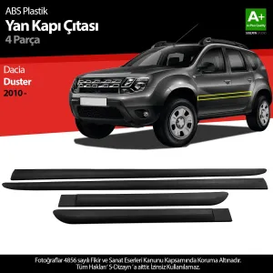 Dacia Duster 2010-2017 (HS) uyumlu ABS Plastik Yan Kapı Koruma Çıtası 2010-2018 A+ Kalite modelleri DRS Tuning'de. Kaliteli malzeme, hızlı kargo ve güvenli