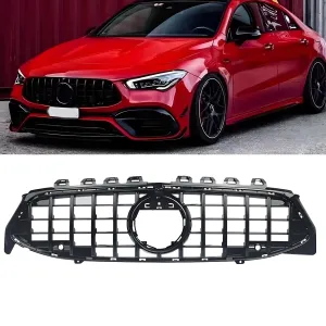s-dizayn uyumlu Mercedes CLA W118 Ön Panjur Parlak Siyah Piano Black GTR Model 2020-2022 modelleri DRS Tuning'de. Kaliteli malzeme, hızlı kargo ve güvenli