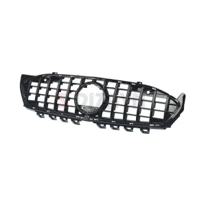 S-Dizayn Mercedes CLA W118 Ön Panjur Parlak Siyah Piano Black GTR Model 2020-2022 thumb 4