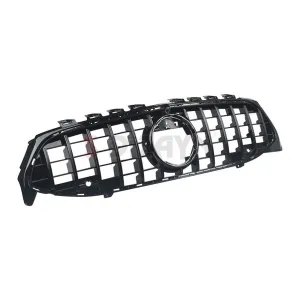S-Dizayn Mercedes CLA W118 Ön Panjur Parlak Siyah Piano Black GTR Model 2020-2022 thumb 5