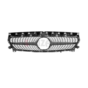 S-Dizayn Mercedes CLA180 W117 Ön Panjur Parlak Siyah Piano Black Diamond Model 2014-2019 thumb 3