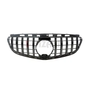 S-Dizayn Mercedes E-Class W212 Ön Panjur Parlak Siyah Piano Black GTR Model 2014-2016 thumb 3