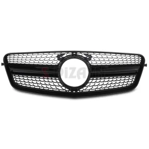S-Dizayn Mercedes E-Class W212 Ön Panjur Parlak Siyah Piano Black Diamond Model 2009-2013 thumb 3