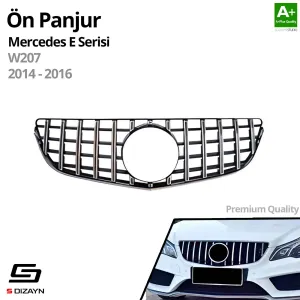 S-Dizayn Mercedes E-Class W207 Ön Panjur Krom GTR Model 2014-2016 thumb 2