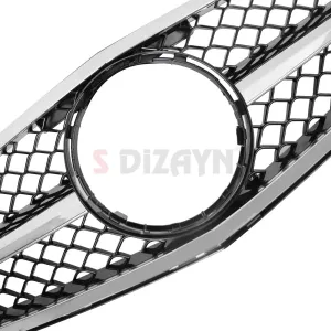 S-Dizayn Mercedes C-Class W204 Ön Panjur Krom AMG Model 2007-2014 thumb 4