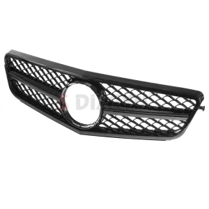 S-Dizayn Mercedes C-Class W204 Ön Panjur Parlak Siyah Piano Black AMG Model 2007-2014 thumb 4