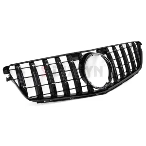 S-Dizayn Mercedes C-Class W204 Ön Panjur Parlak Siyah Piano Black GTR Model 2007-2014 thumb 5