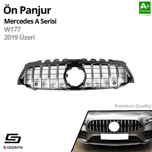 S-Dizayn Mercedes A-Class W177 Ön Panjur Krom GTR Model 2019 Üzeri thumb 2