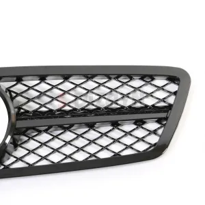 S-Dizayn Mercedes C-Class W203 Ön Panjur Parlak Siyah Piano Black AMG Model 2001-2007 thumb 5