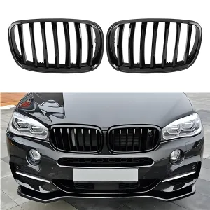 BMW X5 2006-2013 (E70) uyumlu E70/E71/E72 Ön Panjur Böbrek Parlak Siyah Piano Black Düz Model 2007-2013 modelleri DRS Tuning'de. Kaliteli malzeme, hızlı kargo