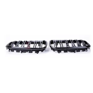 S-Dizayn Bmw X3 G01 Ön Panjur Böbrek Parlak Siyah Piano Black M X3 Model 2018 Üzeri thumb 5
