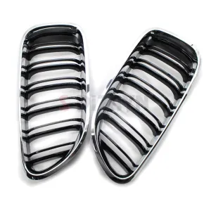S-Dizayn Bmw 5 Serisi F10/F11/F18 Ön Panjur Böbrek Parlak Krom M5 Model 2010-2016 thumb 3