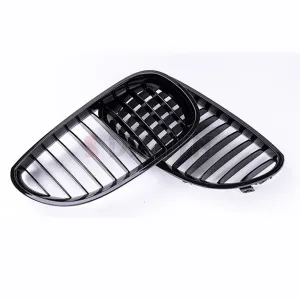 S-Dizayn Bmw 5 Serisi E60/E61 Ön Panjur Böbrek Parlak Siyah Piano Black Düz Model 2003-2009 thumb 4