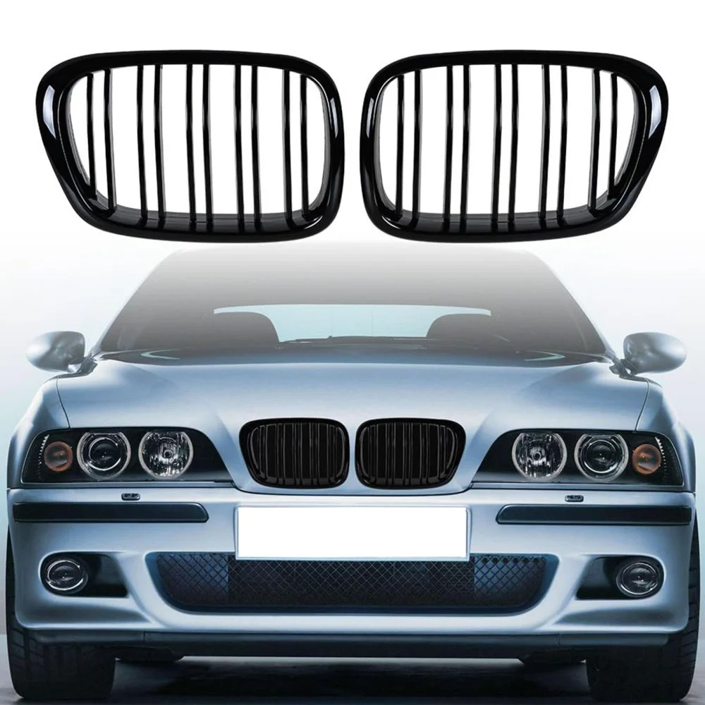 S-Dizayn Bmw 5 Serisi E39 Ön Panjur Böbrek Parlak Siyah Piano Black M5 Model 1996-2003