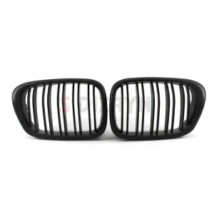 S-Dizayn Bmw 5 Serisi E39 Ön Panjur Böbrek Parlak Siyah Piano Black M5 Model 1996-2003 thumb 4