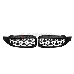S-Dizayn Bmw 4 Serisi F32/F33/F36 Ön Panjur Böbrek Parlak Siyah Piano Black Diamond Model 2012-2017 thumb 5