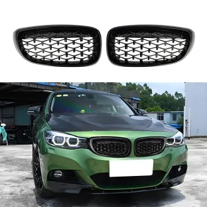 BMW 3 Serisi 2011-2019 (F34) uyumlu GT F34 GT Ön Panjur Böbrek Parlak Siyah Piano Black Diamond Model 2012-2017 modelleri DRS Tuning'de. Kaliteli malzeme,