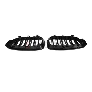S-Dizayn Bmw 3 Serisi GT F34 GT Ön Panjur Böbrek Parlak Siyah Piano Black M3 Model 2012-2017 thumb 5