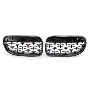 S-Dizayn Bmw 3 Serisi Coupe E92/E93 Coupe Ön Panjur Böbrek Parlak Siyah Piano Black Diamond Model 2010-2014 thumb 3