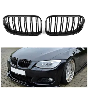 BMW 3 Serisi 2004-2013 (E92) uyumlu Coupe E92/E93 Coupe Ön Panjur Böbrek Parlak Siyah Piano Black M3 Model 2010-2014 modelleri DRS Tuning'de. Kaliteli malzeme,