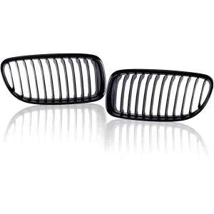 S-Dizayn Bmw 3 Serisi E90/E91 Ön Panjur Böbrek Parlak Siyah Piano Black Düz Model 2009-2012 thumb 3