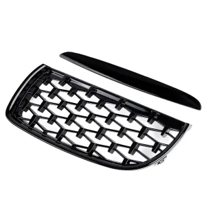 S-Dizayn Bmw 3 Serisi E90/E91 Ön Panjur Böbrek Parlak Siyah Piano Black Diamond Model 2005-2008 thumb 4
