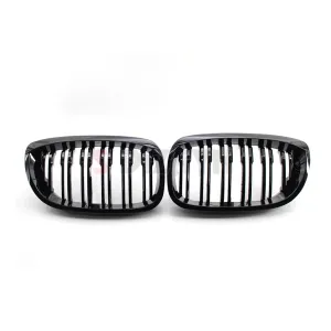 S-Dizayn Bmw 3 Serisi E46 Coupe Ön Panjur Böbrek Parlak Siyah Piano Black M3 Model 2002-2005 thumb 3