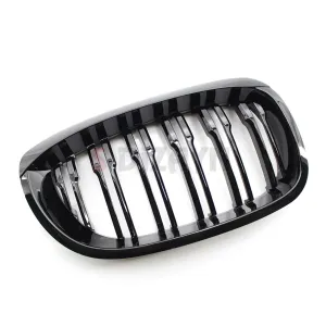 S-Dizayn Bmw 3 Serisi E46 Coupe Ön Panjur Böbrek Parlak Siyah Piano Black M3 Model 2002-2005 thumb 4
