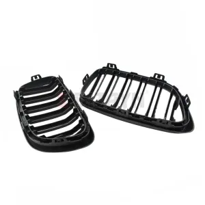 S-Dizayn Bmw 2 Serisi F22 Ön Panjur Böbrek Parlak Siyah Piano Black M2 Model 2014-2017 thumb 5